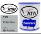 Preview: Ford, Polar Grey, 1A / NYRAAXA: 1L Lackdose, von ATW Autoteile West.